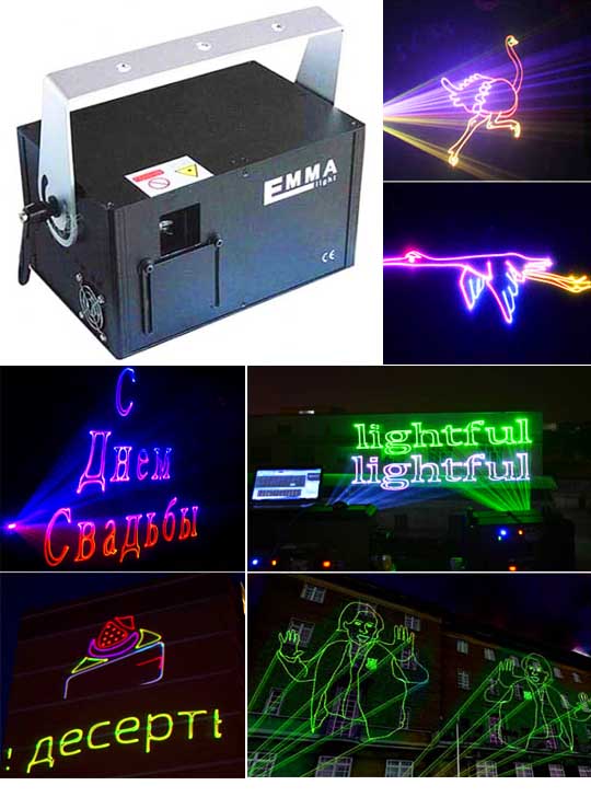 Оборудование для лазерного шоу 3D SD RGB